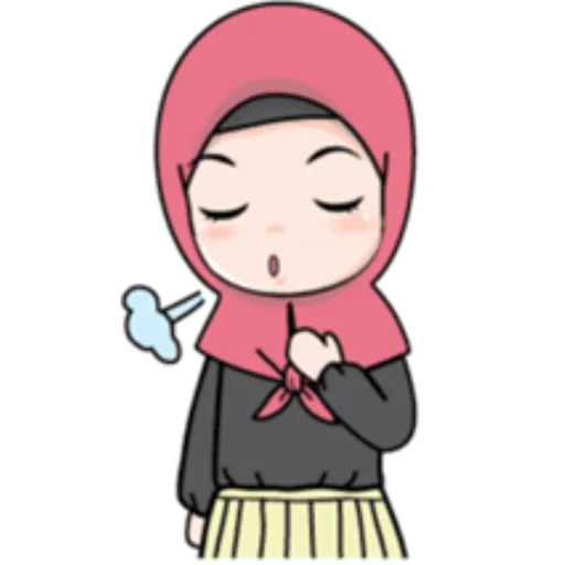 Cute Hijab Girl stiker 😅