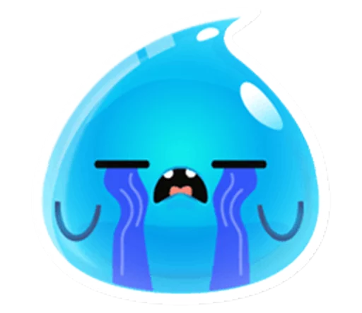 Telegram Sticker «Cute and adorable jelly» 😭