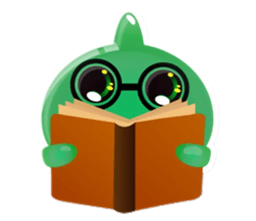 Cute and adorable jelly emoji 📖