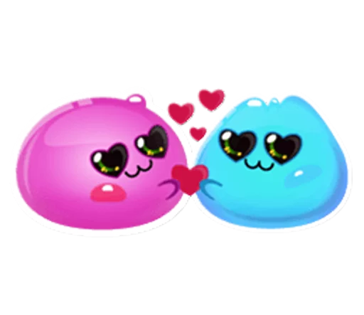 Стикер Telegram «Cute and adorable jelly» ❤