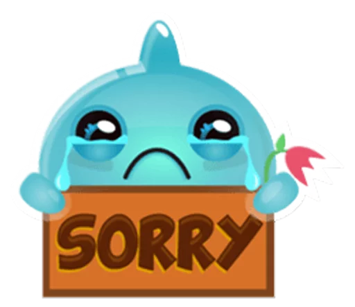 Cute and adorable jelly sticker 🙁