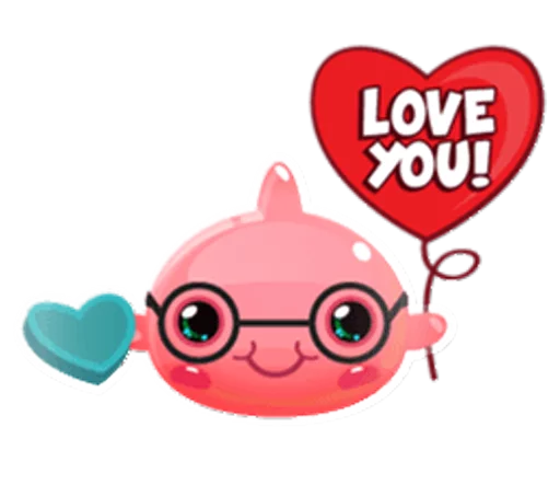 Стікер Telegram «Cute and adorable jelly» ❤