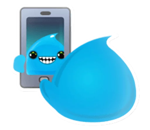 Cute and adorable jelly emoji 📱