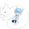 Емодзі Cute Kitten Anime 😴