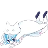 Telegram emojisi «Cute Kitten Anime» 🥱