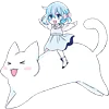 Cute Kitten Anime emoji 🏇