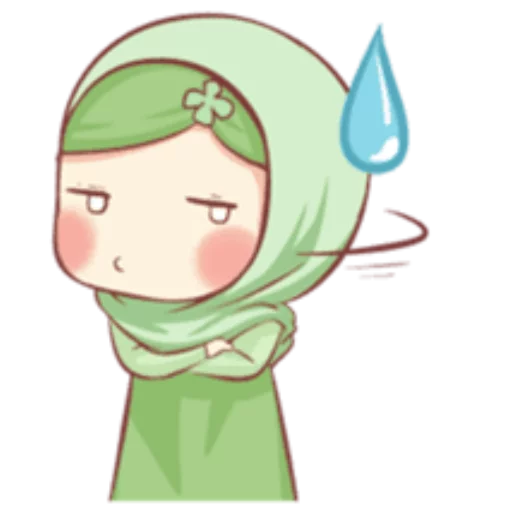 Cute Muslim Girl sticker 😅
