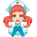 Стікер Cute Nurse | Милая медсестра 🙂