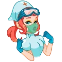 Стікер Cute Nurse | Милая медсестра 😎