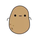 Емодзі Cute Potato 🙃