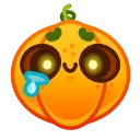 Telegram emoji Cute Pumpkin Emoji