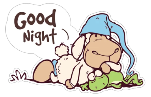 Cute Sheep emoji 💤