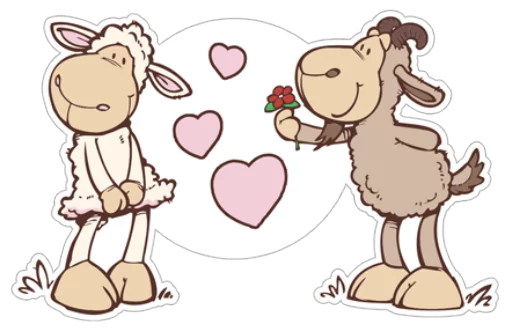 Cute Sheep stiker ❤