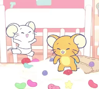 Cute Tom and Jerry emoji 🎉