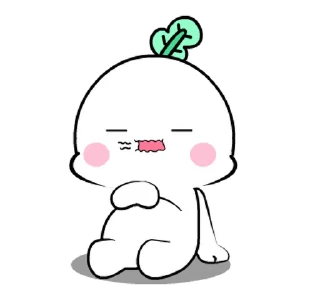 Cute Turnip  sticker 🙂