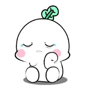 Cute Turnip emoji 😭