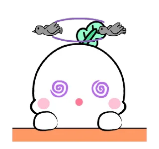 Емодзі Cute Turnip  😵‍💫