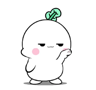 Cute Turnip emoji 😏