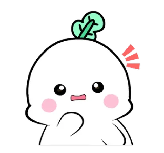 Cute Turnip emoji 😱