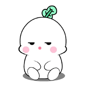 Cute Turnip  sticker 😒