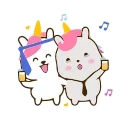 Telegram emoji Cute Unicorn