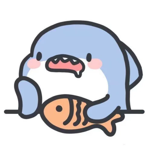 cute shark emoji 🤤