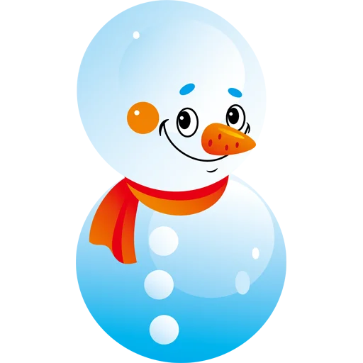Стикер Telegram «Cute Snowman » ⛄️