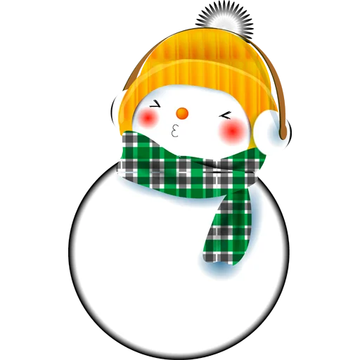 Telegram Sticker «Cute Snowman» ⛄️