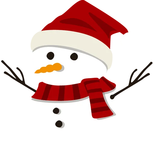 Cute Snowman stiker ⛄️