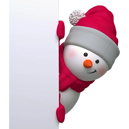 Telegram stiker «Cute Snowman» ⛄️
