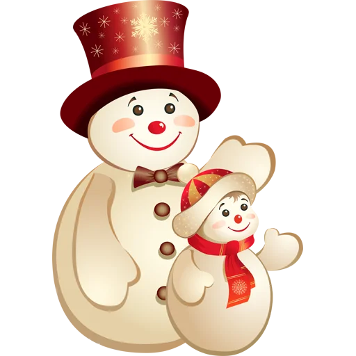 Telegram Sticker «Cute Snowman» ⛄️