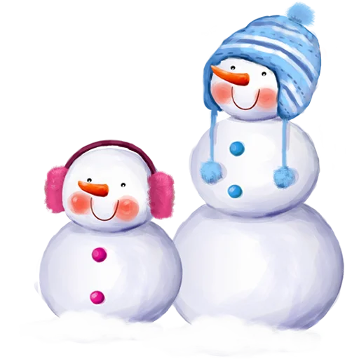 Стикер Telegram «Cute Snowman » ⛄️