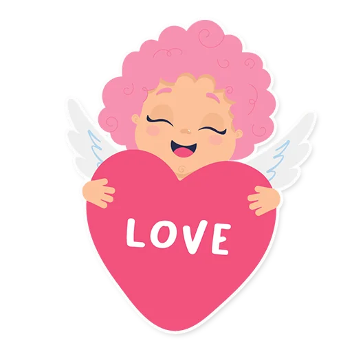 Cute cupid sticker 🥰