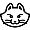 Telegram emoji «Cute cats» 😡