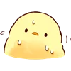 Емодзі Cutie Chicken 😓