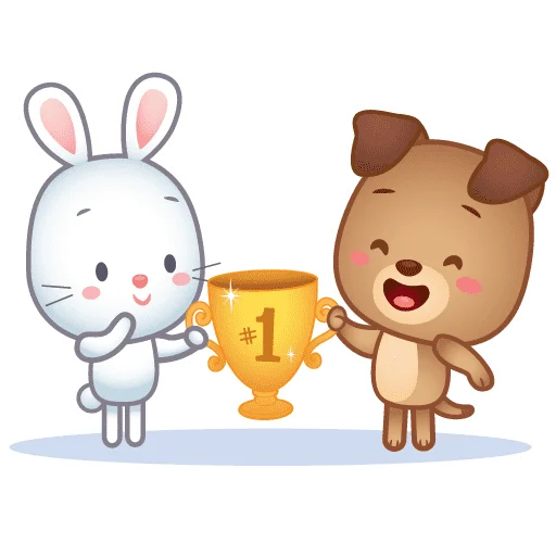 Telegram stiker «Cutiepet» 🏅