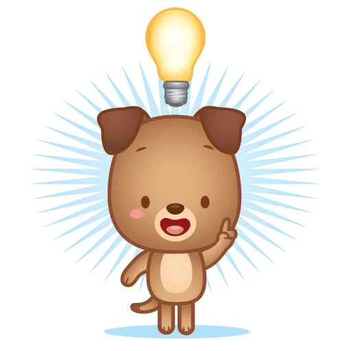 Telegram Sticker «Cutiepet» 💡