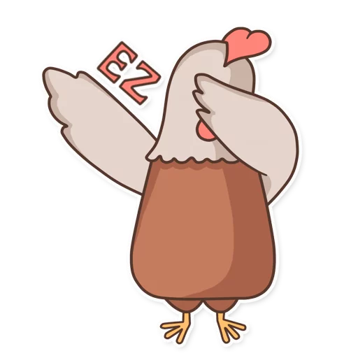 Telegram Sticker «CyberChicken» 👏