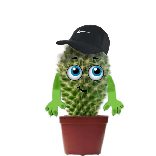 Стікер Telegram «cactus» 😏