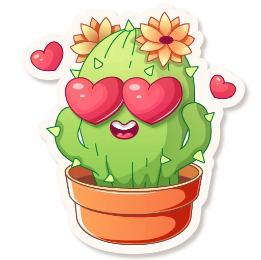 Cactus Quentin stiker 😍