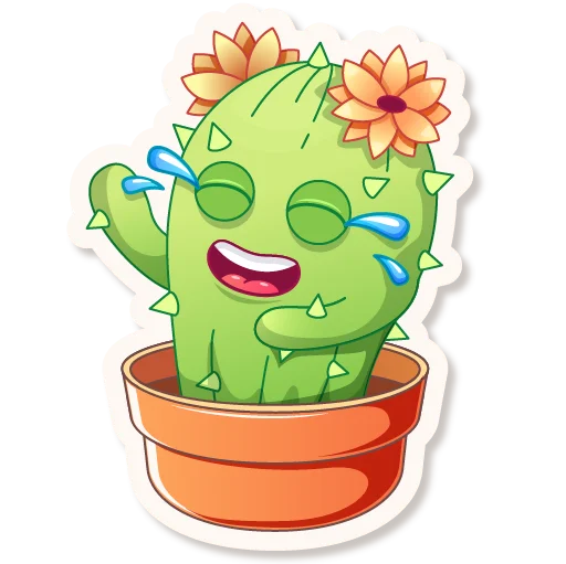 Cactus Quentin sticker 😂
