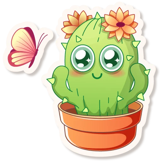 Cactus Quentin stiker 🥹