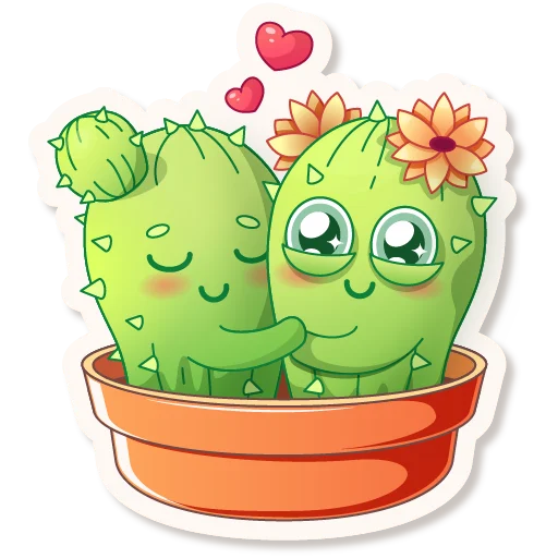 Telegram Sticker «Cactus Quentin» 🤗