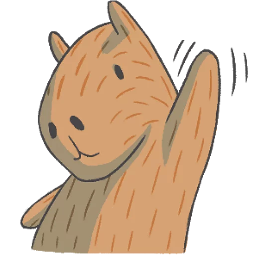 Capybara&Co sticker ✋️