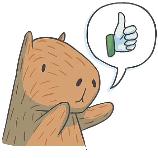 Capybara&Co sticker 👌