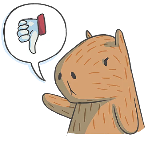 Telegram Sticker «Capybara&Co» 😡