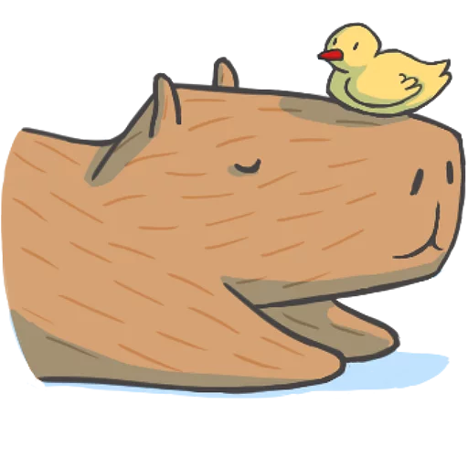 Capybara&Co stiker 😌