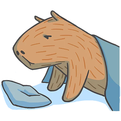 Capybara&Co stiker 😴