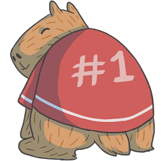 Capybara&Co stiker 🖕