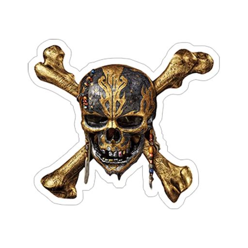 Telegram Sticker «Пираты Карибского моря» ☠